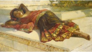 Nautch Girl Resting