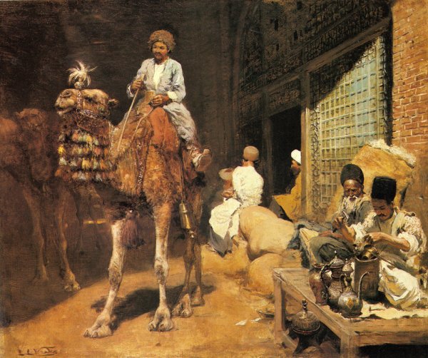 A Marketplace In Ispahan