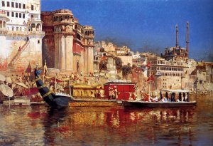 The Barge Of The Maharaja Of Benares